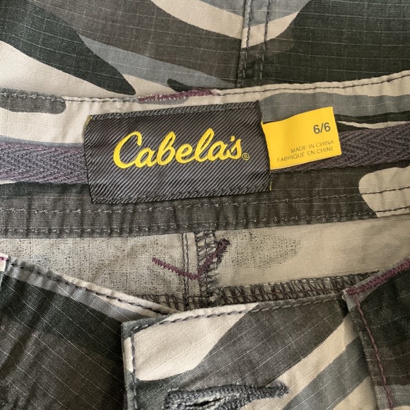 New Cabelas Gray Black Camo Skirt Size 6 - Picture 3 of 7